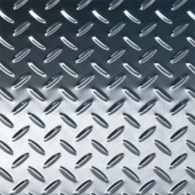 Лист рифлений нержавіючий 304 2,0 (1,0х2,0) 2B