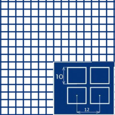 Лист перфорований нержавіючий PA Qg10-12/1,5/1000x2000