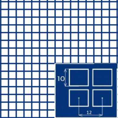 Лист перфорований нержавіючий PA Qg10-12/1,5/1000x2000